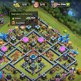 🌲[ TTH-13 FULLY MAX - 4X EPIC MAX ]🌲S.BALL [MAX] - F.ARROW [MAX] - FIREBALL [MAX] - R.SPEAR [MAX] || MAX DEF - TROOPS - Image 2