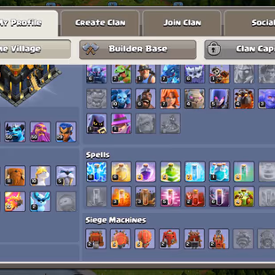 🌲[ PREMIUM TH-17 ]🌲 M.MIRROR || HEROS: 54-59-50-50-29 || DECENT TROOPS - DEFENCESS || LEVEL 15- WALLS || BEST DEAL - Image 4