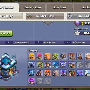 !!FULLY MAX TH13!! LEGEND HIT!! GG-MAX!MM-MAX!FA-MAX!! HERO-75-75-50-50-25-(5X MAX)!! 197-XP!! NICE SKINS - Image 3