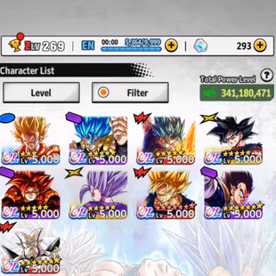 D633-IOS+Android-Nice Acc-10 UL(Goku Uis+Beast Gohan+SS4 Gogeta+Vegito+Gogeta+)+Good Equipment+47 Legend+Team Fusion - Image 2