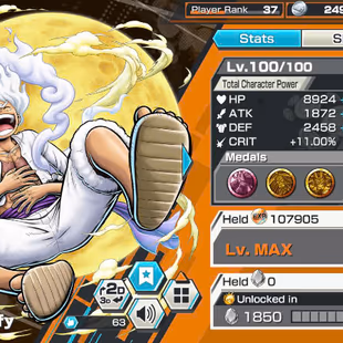 BR381-Hyber 16+9 Ex(Snake+Luffy Gear 5+Yamato Ace+Roger v2+Kid Law+Zoro+Shank Red+Big Mom+Shank)+Good Medal+Support 158 - Image 3