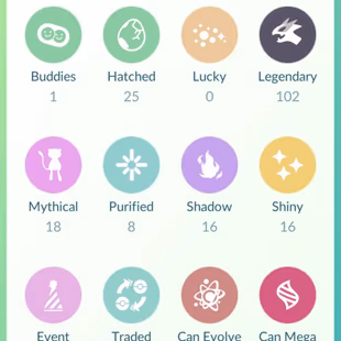 LEVEL 34 [] LEGENDARY 102 [] SHINY 16 [] POKEMON 308 - 6 SHINY LEGENDARY - 5 COSTUME - CHEAP - Image 3