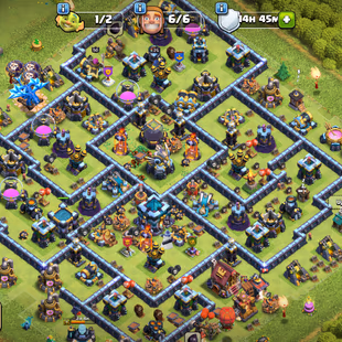 GEMS-11300 |! FULLY MAX TH13 || 6 BUILDER || 5X HERO MAX || 518 CWL MEDAL || MANY MAGIC ITEM || BH-9 || NC FREE - Image 1