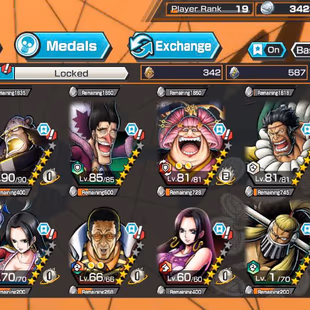 BR564-IOS+Android-Garp Boost 34-52+4(Kizaru+Sabo+Big Mom)+Support 142+Good Medal+Luffy Black Max+Rayleigh Max+Katakuri - Image 3