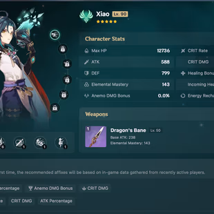 GENSHIN IMPACT  | 56 AR | 42 CHARACTERS | 10 LEGENDARY | 2 LEG.WEAPON | 1 CONSTELLATION | FULL ACCESS | 2 GIFTS - Image 7