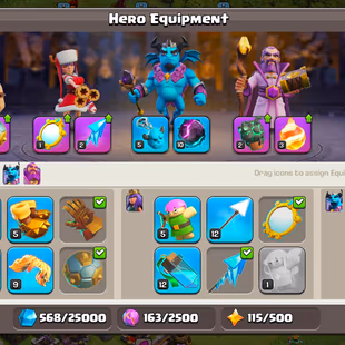 [ TH-11 FULLY MAX ] || 6X EPIC EQUIPMENT || MAX DEFENCES - TROOPS || MAX WALLS || HEROS: 50-50-30-20 [MAX] || BEST DEAL - Image 5