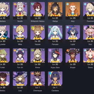  GENSHIN IMPACT💎55 AR | 46 CHARACTERS | 11 LEGENDARY | 1 LEGWEAPON | 2 CONSTELLATION | FULL ACCESS | 2 GIFTS  🎁 - Image 3