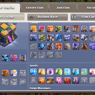 🌲[ TH-14 NEAR MAX ]🌲FIREBALL [14] - G.GUANTLET [13] || NEAR MAX DEF || HEROS: 72-75-50-51-25 || STRONG DEF - TROOPS - Image 3