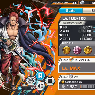 BR561-IOS+Android-5 Ex(Gear 5 Max+Shank Red+Sabo+Kuzan+Shank v4)+Good Medal+Support 161+Uta v1+Ben Beckman+Queen v2 - Image 7