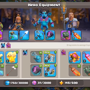 Th12 Max [11700-Gems] | [XP-318] | Hero-65-65-40 | Wall Max | Defence Max | Equipment- Good | NC-Yes | BEST-DEAL - Image 7