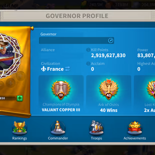 19 Commanders - 39 Passport - 487 Gold Heads - 44k4 Gems - 1 Farm - 1 Skin House - Image 2