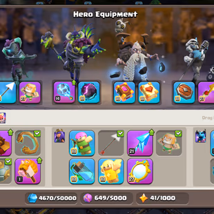 RARE🔥9 EPIC MAX!XP 254🔥TH 18 VERY NEAR MAX!HEROS:105-105-95-80-55!FULL MAX WALLS!NEAR MAX TROOPS!MAX DEFENCE  - Image 6