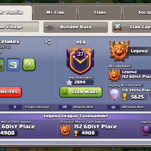 LEGEND RANK🔥TH18 MAX TYPE🔥32 EQUIPMENT MAX! 257-XP NC-500! SB/MX SnB/MX MM/MX AF/MX MS/MX HT/MX FB/MX RS/MX EB/MX - Image 3