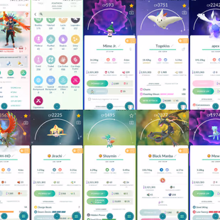 [G322] LEVEL 71 PRIMIUM ACCOUNT I SUPAR RARE APEX LUGIA & HO-OH (TRADABLE) I SHINY MEW JIRACHI SHAYMIN TOGEKISS  NA - Image 1