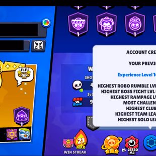 317 SKINS | 70.100 TROPHIES | 100 BRAWLERS | 64 HYPERCHARGE | 65 MAX | 47 PRESTIGE | 11 BUFFIES - Image 7