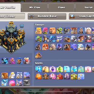 MAX TH 17🔥 - RENAME ✅ - READY FOR TH 18 - NEW SCENERY!  - 8 HERO SKINS - 15 MAX SKILLS - INSTANT DELIVERY  - Image 4