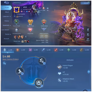 Mythic Honor 56🔴Legend Franco - King Of Hell🔴Emblem Max - Beast Account in Best Price - C344 - Image 2
