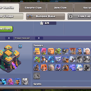 💎TH14-RARE🔥-[ 4x EPIC EQUIP ] || HERO 54-80-50-57-30 || NIGHT BASE MAX || MAGIC ITEMS LOAD || HERO SKIN || FULL SAFE  - Image 5