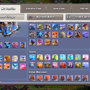 🔥TOWNHALL 18 💎 101-105-90-75-50 HERO - 2500 GEMS - BH 10 - 10K CUPS - 2700 WWS - 240 XP -  23 EQUIPMENT MAX - Image 2