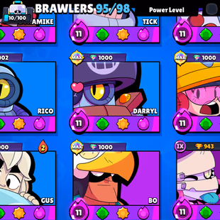 RARE 🎄 390X SKINS | 87K TROPHY 🎄 85X MAX BRAWLER | 64X HYPER | 97/98- BRAWLER | NC-YES | 42K POINT | 10K VICTORIES | - Image 5