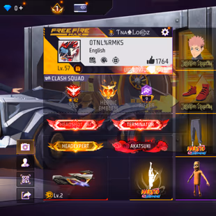 LVL 57 | SUKUNA ITADORI & NARUTO OROCHIMARU BUNDLE | 1 EVO & 10 MYTHIC GUNS | PRIME 3 | OLD EMOTES | INSTANT DELIVE - Image 1
