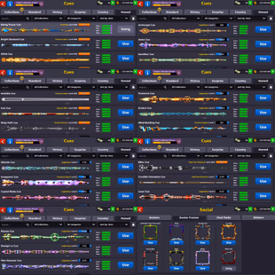 🌟 LEVEL 372 🌟 20/20 LEGENDARY CUES OPEN || 6 CUES MAX || RARE OLD COLLECTIONS || 100M COINS || INSTANT DELIVERY  - Image 4