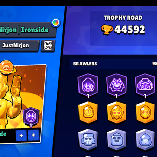 🔥RARE STAR SHELY SKINS BRAWLER ACCOUNT🔥46 HYPER CHARGE 51 MAX-49.9K GOLD-44K TROOHY-HYPER CHARHE SKINS 4- 2018 ACCOUNT - Image 3