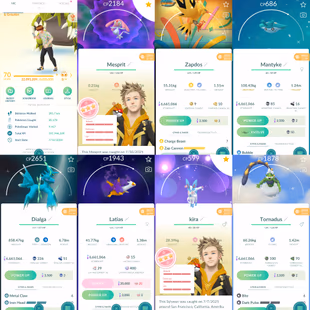 1907 Level 70 Coin4775 Team Medallion ready to change team Mesprit100 Shundo Sylveon Shiny Zapdos BG Shiny Shadow Latias - Image 2