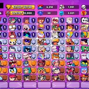RARE MATCHERINO PIN | 373 SKINS | 63.700 TROPHY | 100 BRAWLERS | 37 HYPERCHARGED | 40 MAXED BRAWLERS | 30 PRESTIGE - Image 3