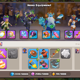 Th18 Almost Max | [5-Hero Max] | [13-Epic Almost Max | Defence Wall Max | XP-245 | NC-Yes | BEST-DEAL   - Image 6