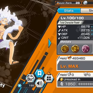 [3932] [IOS+ANDROID] 5 EX - Light Luffy + Akainu + Zoro + Shanks + Sabo , BFs Dorry Full B52.52 , Support 160 - Image 5