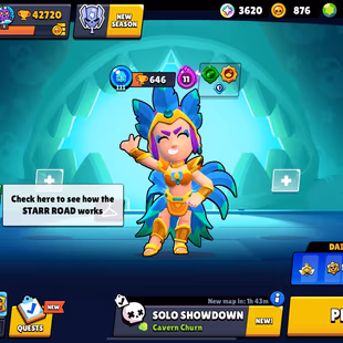 🔥TROPHIES 42720 💎 BRAWLERS 88 [] MAX BR 18 [] HYPER 9 [] SKINS 134 - Image 3