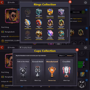 5 BILLION COINS ACCOUNT | Level 199 | 18 Legendary Cues | 3 Special Cues MAX | CCP 67 | Login Miniclip | Fresh Account - Image 6