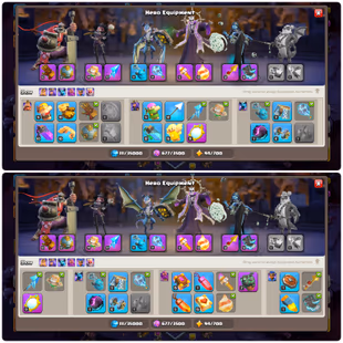 🔥 Cosmic Scenery With Full Hero Skin Set💥 | Th13 Max | Hero: 75-75-50-50-25 | Top 10 Gear Epic Max | 4 Rare Scenery  - Image 4