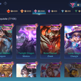 ML-400 Skins 381 [ 2 Legend ] Ex Immortal 161 / Dawning Lancelot / FannyAspirants / Neobeast and Lord Shen Ling - Image 6