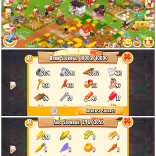 LEVEL 101 | 10000 BARN & 3000 SILO | FULLY FILLED BARN | 11M+ COINS & 844 DIAMONDS | LAND & BEM TOOLS | FULL ACCESS |  - Image 2