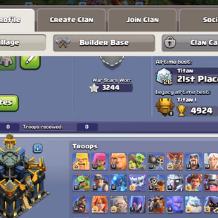 TH 17 Full Max Both Side !! New hero Left !! TownHall Level 17 !! 23500 Gems !! All Epics ( 3 Almost Max ) !! Magic Item - Image 5