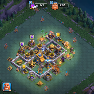 Closely Max 18--Good Heros- All pets max & All epic max type- Nc Possibal -Buildee base max -Profile flame-Link to buyer - Image 6