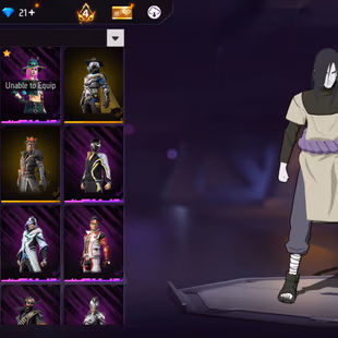 X172|Lvl 64|44 CHARACTER|141 COSTUME(6 MYTHIC)|47 VEHICLE|238 WEAPON(4 EVO+42 MYTHIC)|COBRA MP40 LVL 3|SCORPIO M1014 LVL - Image 5