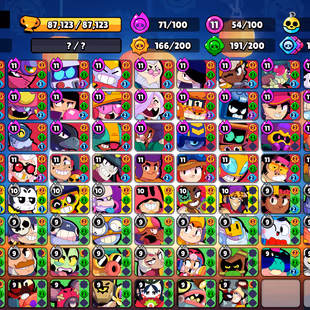 🌟SIRIUS🌟67 TITLES | 380 SKINS | 87.100 TROPHY | 100 BRAWLERS | 41 HYPERCHARGED | 54 MAXED BRAWLERS | 64 PRESTIGE - Image 4