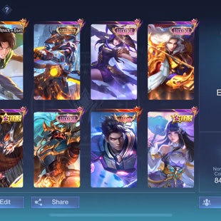 Exalted Collector 5 | 317 Skins | Max Emblems | iOS & Android Playable - Image 1