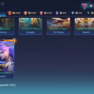 KIMMY STAR WARS|| MIKASA FANNY AOT||GUSION LEGEND||NOLAN 11.11||YSS COLL||ONIC PH||EXHALTED 1||430 SKINS - Image 4