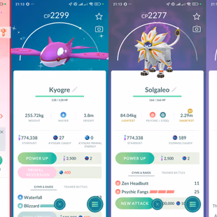 Lvl 50 [Shiny Kyogre] | 45 Legendary | Solgaleo | Lunala | Groudon | Zacian | Ho-Oh | Lugia | Regidrago | Valor | 959 - Image 3