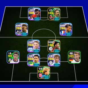 3191 Team I Andriy Shevchenko 106 I Isak 106 I Neymar 103 I Rijkaard 103 I Macalister 103 I Victor Oshimen 103 I Oliver - Image 1