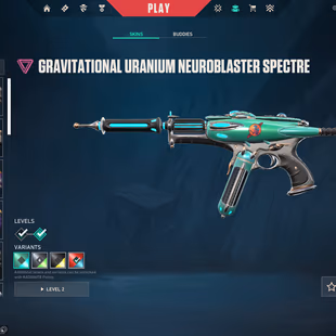 EU/TURK | Gravitational Uranium Neuroblaster Spectre Maxed | 1775 VP Spent | Ready For Ranked | Level 20 | 1x Free Agent - Image 1