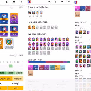 LVL 70 | KT15 | CRL 17 WIN 2024 | 190 EMOTE | 25 EVO | LVL 16 4 CARD | LVL 15 | 52 CARD | LVL 14 103 CARD | 23 T.SKINS - Image 3