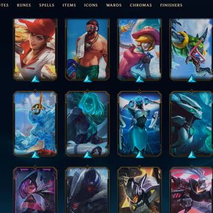 SEVER [ NA ] - 395 LVL  - PLAT II FELX  - 222 SKINS - FULL CHAMP [ 153221 BE - 94 RP ] - ( 121 ) MYTHIC ESSE FULL ACCESS - Image 7