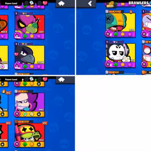 49K Trophies LVL182 | 99/101 Brawlers | 42 Max Brawlers - 34 Hypercharges | 262 Skins | 687 Pins | 373 Icons | 173 Spray - Image 5