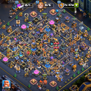 TH 18 l XP 242 l Heroes 80 80 80  76 55 35 35 l Scenery And Skins l Equipment And Items l Best Cheap Price  - Image 1