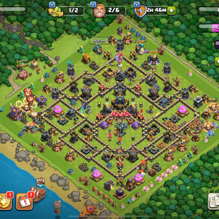 💎RARE LEAGUE SKINS 💎TH 17 [] 32 EQUIPMENTS [] MAXED HERO - 546 GEMS - 240 XP - 2531 WWS - RENAME 1K  - Image 1